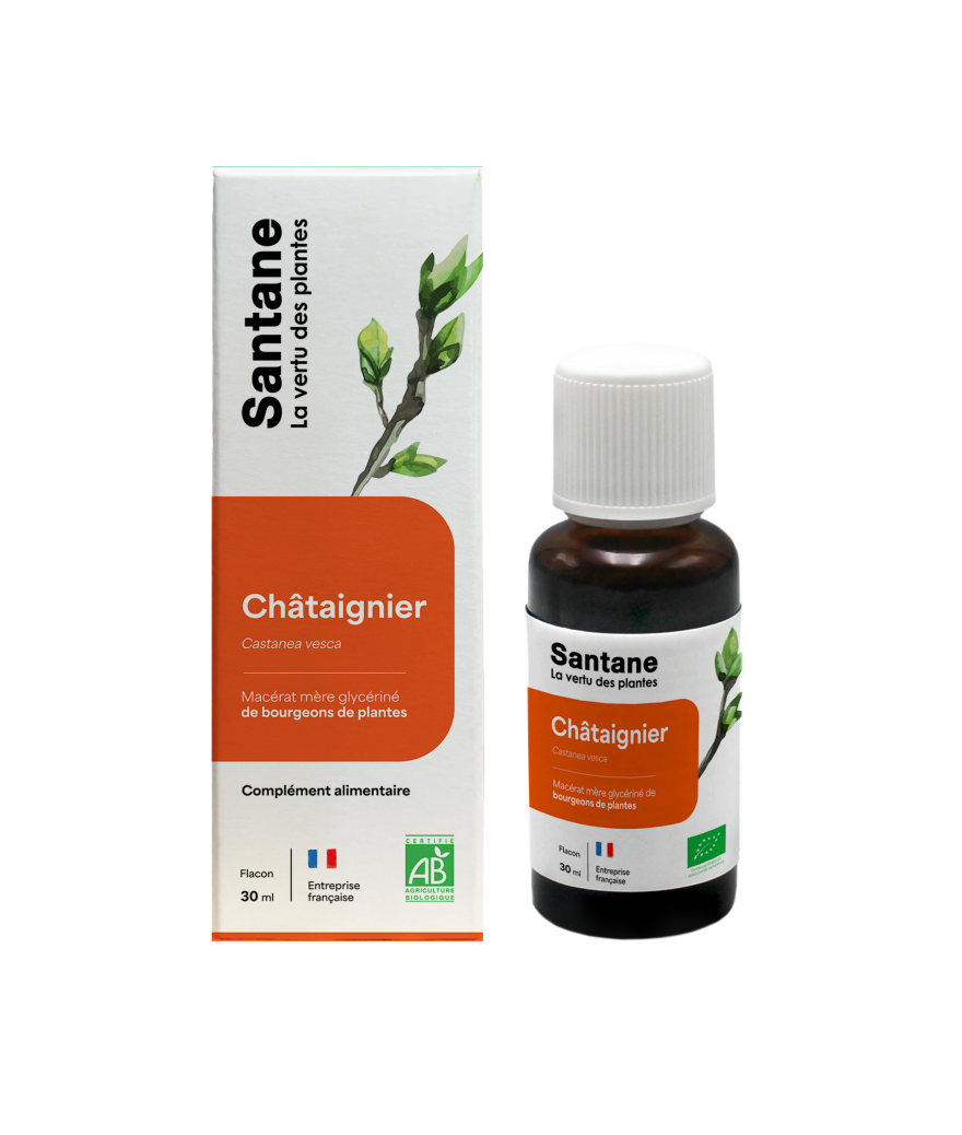 CHÂTAIGNIER Macérat glycériné - SANTANE® - COMPLEMENT ALIMENTAIRE - PHYTOTHERAPIE - PLANTES