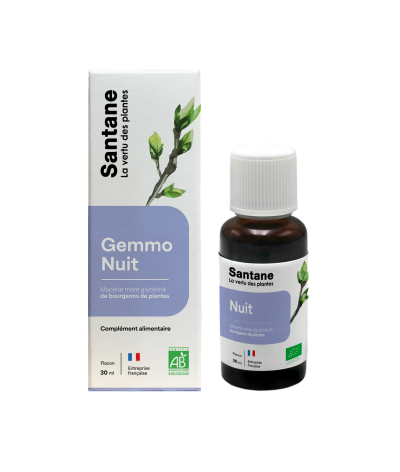 GEMMO NUIT DOUCE Macérat glycériné - SANTANE® - COMPLEMENT ALIMENTAIRE - PHYTOTHERAPIE - PLANTES