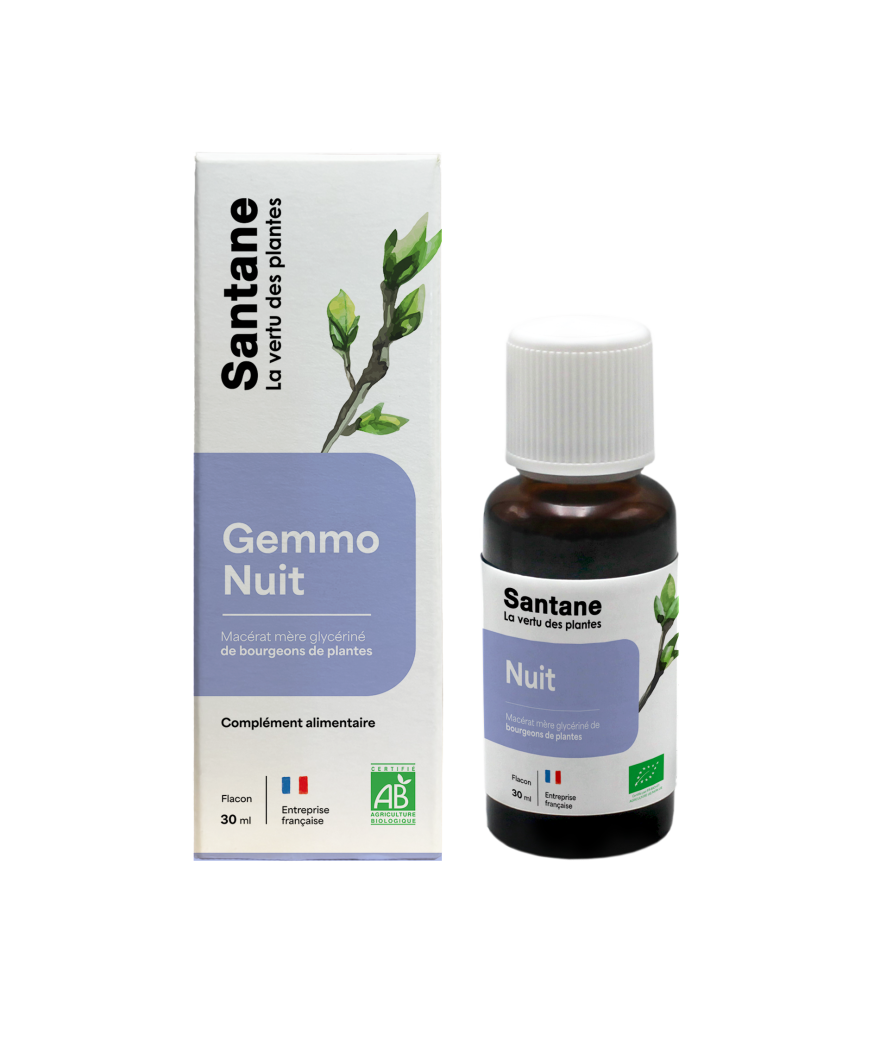 GEMMO NUIT DOUCE Macérat glycériné - SANTANE® - COMPLEMENT ALIMENTAIRE - PHYTOTHERAPIE - PLANTES