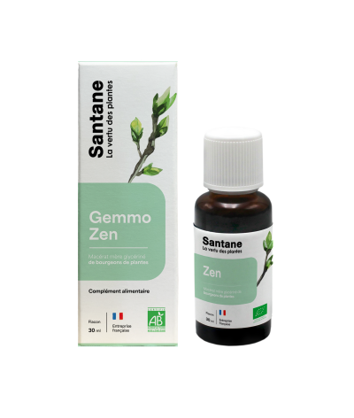 GEMMO ZEN - Macérat Glycériné - SANTANE® - PLANTES - PHYTOTHERAPIE - GEMMOTHERAPIE