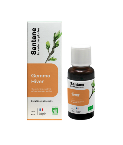 GEMMO HIVER - SANTANE® - PHYTOTHERAPIE - Macérat Glycériné -PLANTES - GEMMOTHERAPIE