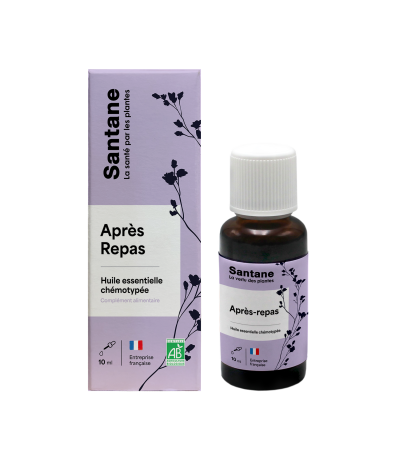 APRES-REPAS Huile essentielle - SANTANE® - PHYTOTHERAPIE - AROMATHERAPIE - PLANTES - SANTE NATURELLE