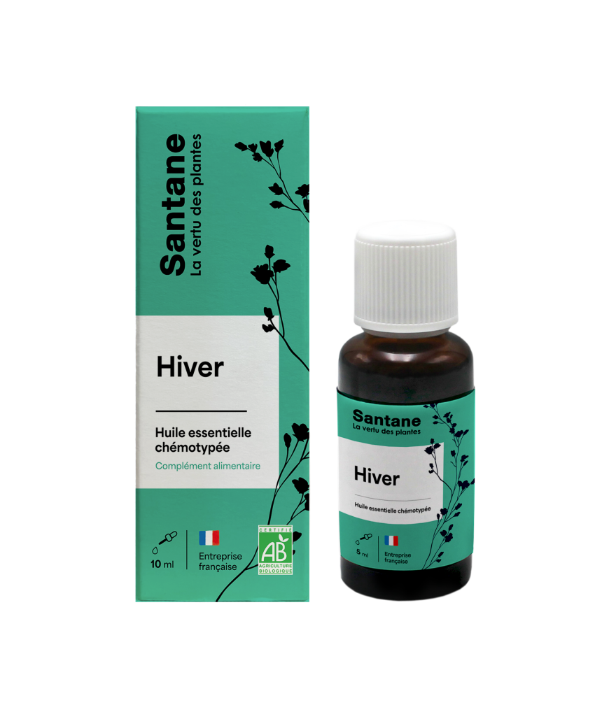 HIVER Huile essentielle - SANTANE® - PHYTOTHERAPIE - AROMATHERAPIE - PLANTES - SANTE NATURELLE