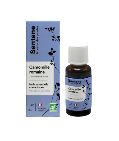 CAMOMILLE ROMAINE Huile essentielle - SANTANE® - PHYTOTHERAPIE - PLANTES - SANTE NATURELLE