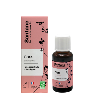 CISTE Huile essentielle - SANTANE® - PHYTOTHERAPIE - AROMATHERAPIE - PLANTES - SANTE NATURELLE