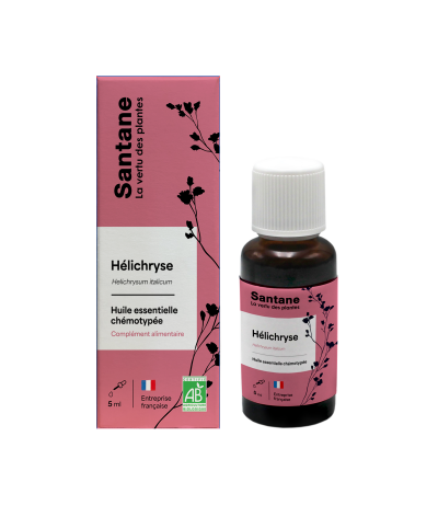 HELICHRYSE Huile essentielle - SANTANE® - PHYTOTHERAPIE - AROMATHERAPIE - PLANTES - SANTE NATURELLLE