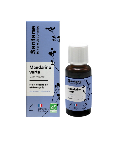 Mandarine Verte Huile essentielle - SANTANE® - PHYTOTHERAPIE - AROMATHERAPIE - PLANTES - SANTE NATURELLE