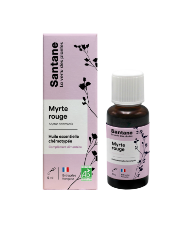 MYRTE ROUGE Huile essentielle - SANTANE® - PHYTOTHERAPIE - AROMATHERAPIE - PLANTES - SANTE NATURELLE
