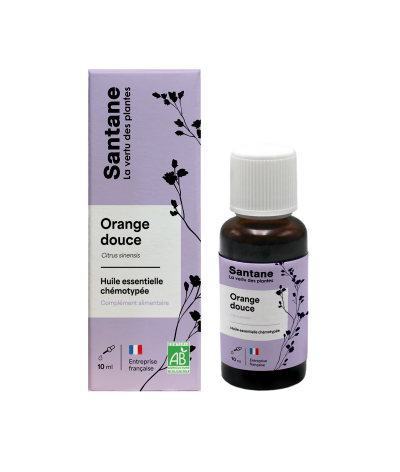 ORANGE DOUCE Huile essentielle - SANTANE® - PHYTOTHERAPIE - AROMATHERAPIE - PLANTES - SANTE NATURELLE