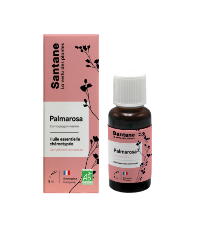 PALMAROSA Huile essentielle - SANTANE® - PHYTOTHERAPIE - AROMATHERAPIE - PLANTES - SANTE NATURELLE