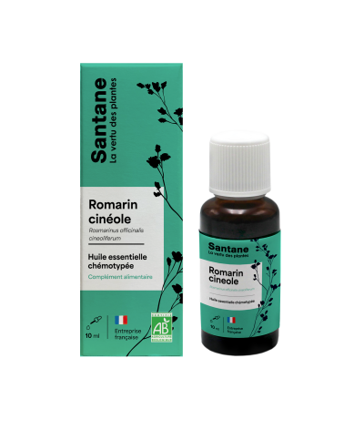 ROMARIN CINEOLE Huile essentielle - SANTANE® - PHYTOTHERAPIE - AROMATHERAPIE - PLANTES - SANTE NATURELLE