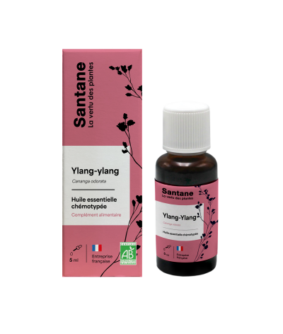 YLANG YLANG Huile essentielle - SANTANE® - PHYTOTHERAPIE - AROMATHERAPIE - PLANTES - SANTE NATURELLE