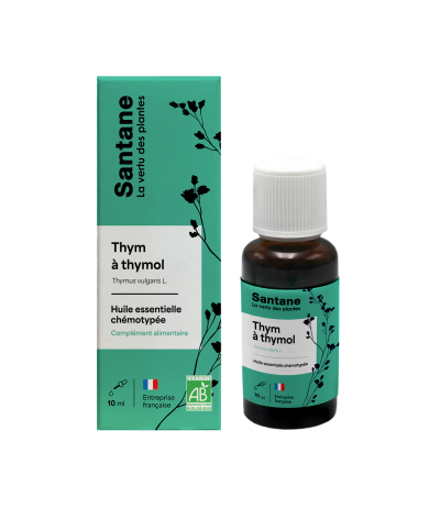 THYM THYMOL Huile essentielle - SANTANE® - PHYTOTHERAPIE - AROMATHERAPIE - PLANTES - SANTE NATURELLE