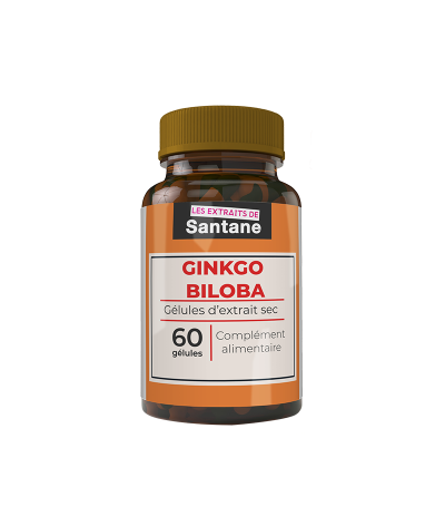 GINKGO BILOBA Gélules d'extrait sec - SANTANE®