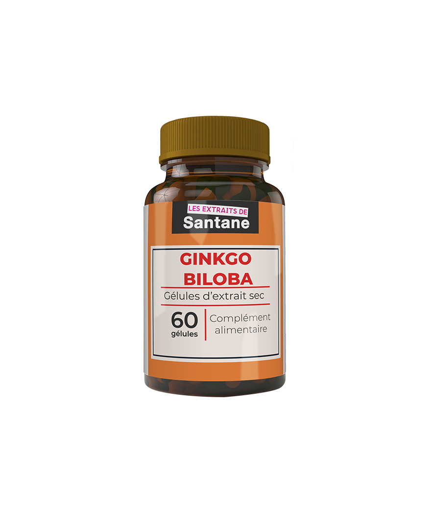 GINKGO BILOBA Gélules d'extrait sec - SANTANE®