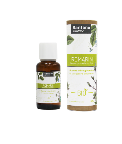 ROMARIN Macérat glycériné - SANTANE® - GEMMOTHERAPIE - PHYTOTHERAPIE - BOURGEONS - PLANTES