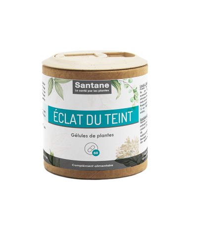 ÉCLAT DU TEINT Gélules - SANTANE® - COMPLEMENT ALIMENTAIRE - PHYTOTHERAPIE - PLANTES