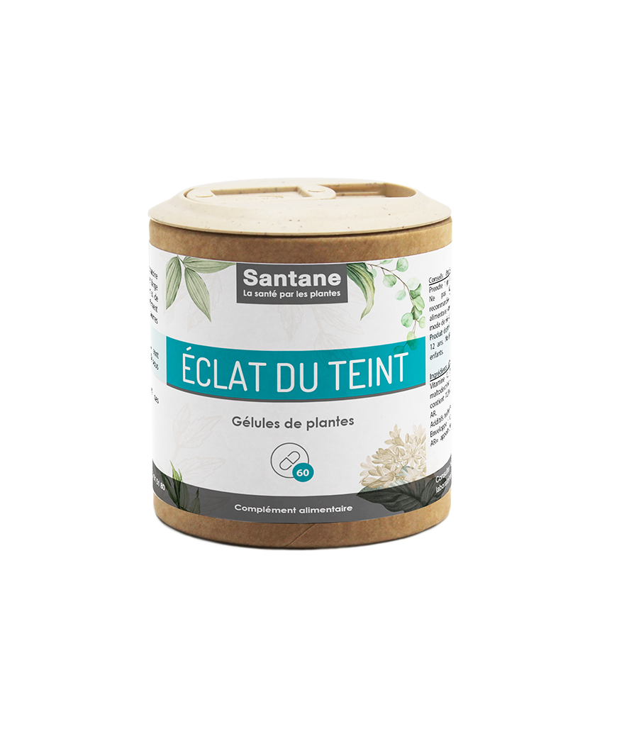 ÉCLAT DU TEINT Gélules - SANTANE® - COMPLEMENT ALIMENTAIRE - PHYTOTHERAPIE - PLANTES