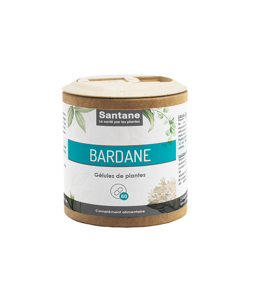 BARDANE Gélules - SANTANE® - COMPLEMENT ALIMENTAIRE - PHYTOTHERAPIE - PLANTES