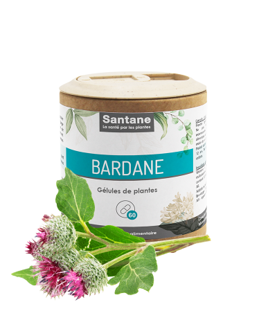 BARDANE Gélules - SANTANE® - COMPLEMENT ALIMENTAIRE - PHYTOTHERAPIE - PLANTES