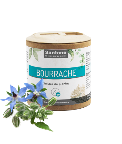 BOURRACHE Gélules - SANTANE® - COMPLEMENT ALIMENTAIRE - PHYTOTHERAPIE - PLANTES