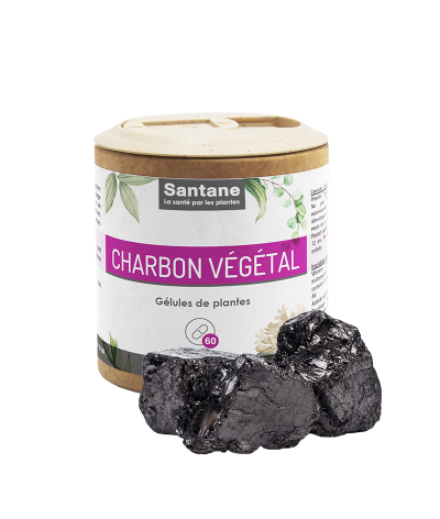 CHARBON VÉGÉTAL Gélules - SANTANE® - COMPLEMENT ALIMENTAIRE - PLANTES