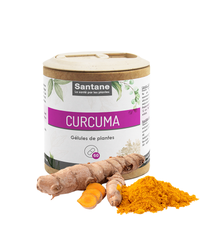 Curcuma - Gélules de plantes - Articulation - Santane® - Phytothérapie