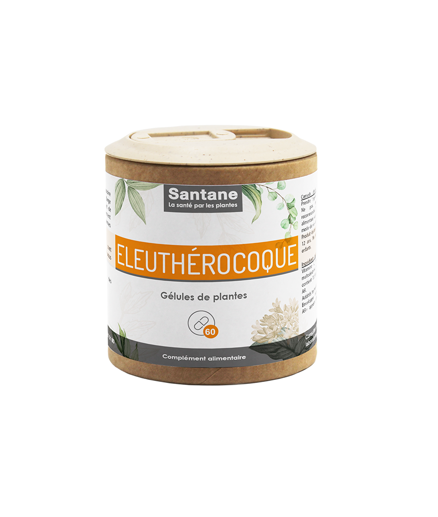 ÉLEUTHÉROCOQUE Gélules - SANTANE® - PHYTOTHERAPIE - SANTE NATURELLE - PLANTES