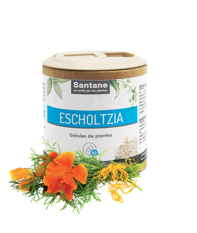 ESCHOLTZIA Gélules - SANTANE® - COMPLEMENT ALIMENTAIRE - SOMMEIL ET STRESS - PHYTOTHERAPIE