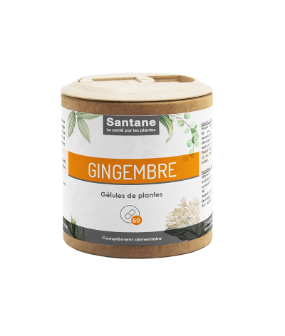 GINGEMBRE Gélules - SANTANE® - COMPLEMENT ALIMENTAIRE - PHYTOTHERAPIE - PLANTES