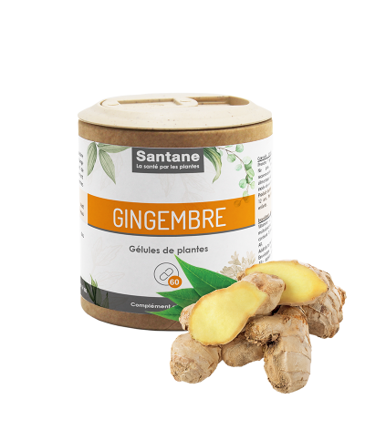 GINGEMBRE Gélules - SANTANE® - COMPLEMENT ALIMENTAIRE - PHYTOTHERAPIE - PLANTES