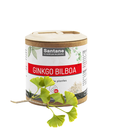 GINKO BILOBA Gélules - SANTANE® - COMPLEMENT ALIMENTAIRE - PHYTOTHERAPIE - PLANTES