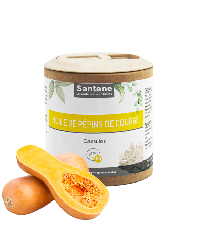 HUILE DE PÉPINS DE COURGE Capsules - SANTANE® - SANTANE - PHYTOTHERAPIE - PLANTES