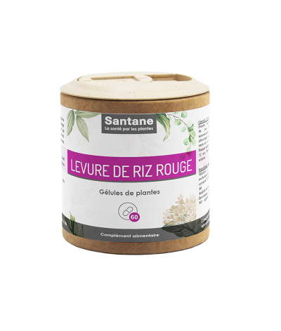 LEVURE DE RIZ ROUGE Gélules - SANTANE® - COMPLEMENT ALIMENTAIRE - PHYTOTHERAPIE - PLANTES