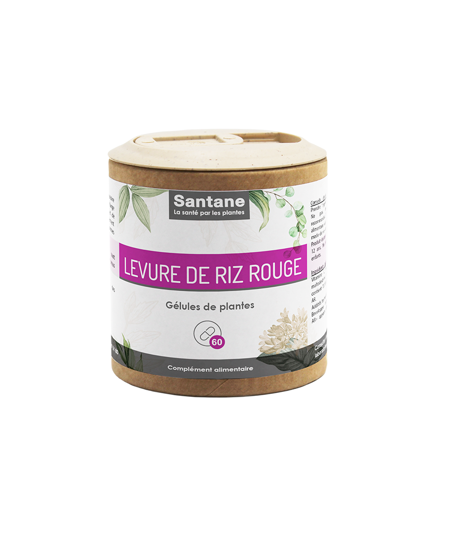 LEVURE DE RIZ ROUGE Gélules - SANTANE® - COMPLEMENT ALIMENTAIRE - PHYTOTHERAPIE - PLANTES