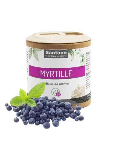 MYRTILLE Gélules - SANTANE® - COMPLEMENT ALIMENTAIRE - PHYTOTHERAPIE - PLANTES