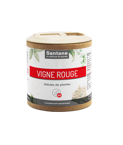 VIGNE ROUGE Gélules - SANTANE® - COMPLEMENT ALIMENTAIRE - PHYTOTHERAPIE - PLANTES