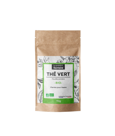 Thé Vert BIO Infusion - SANTANE® - TISANES ET INFUSIONS - VRAC - PHYTOTHERAPIE - PLANTES