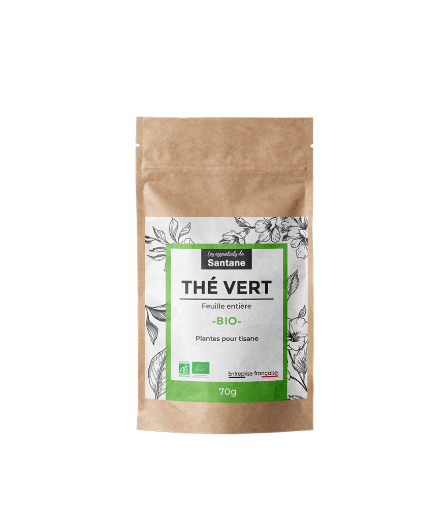 Thé Vert BIO Infusion - SANTANE® - TISANES ET INFUSIONS - VRAC - PHYTOTHERAPIE - PLANTES