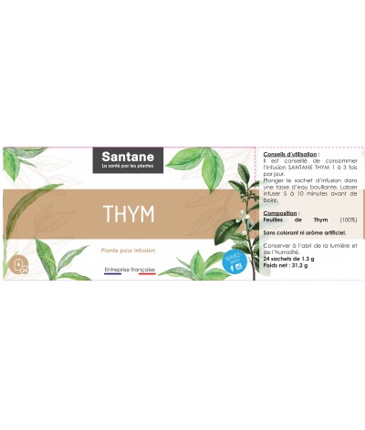 Thym Bio - Les essentiels de SANTANE® - Plantes pour infusion