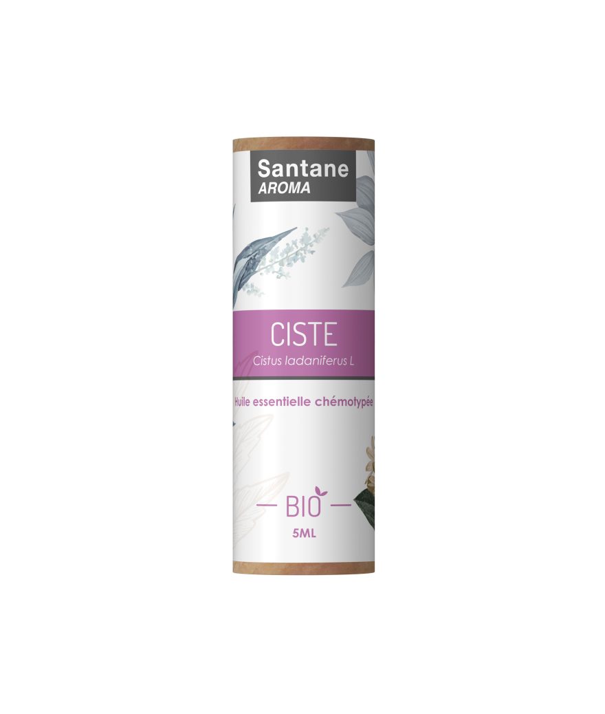 CISTE Huile essentielle - SANTANE® - PHYTOTHERAPIE - AROMATHERAPIE - PLANTES - SANTE NATURELLE