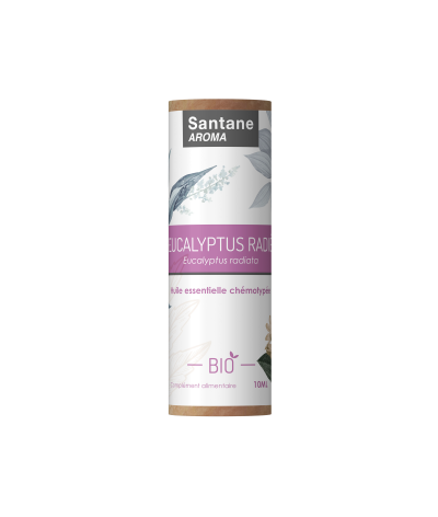 EUCALYPTUS RADIE Huile essentielle - SANTANE® - PHYTOTHERAPIE - AROMATHERAPIE - PLANTES - SANTE NATURELLLE