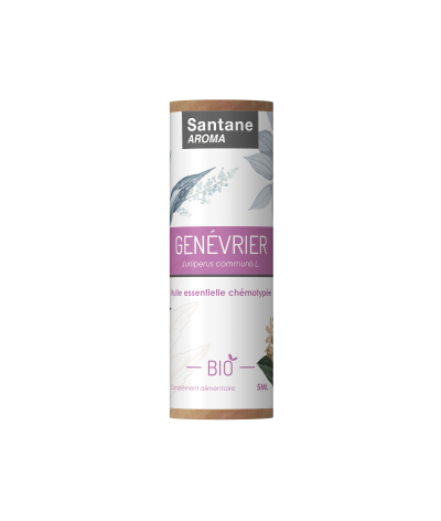 GENEVRIER Huile essentielle - SANTANE® - PHYTOTHERAPIE - AROMATHERAPIE - PLANTES - SANTE NATURELLE