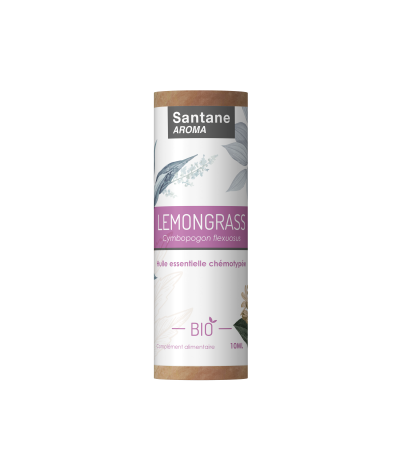 Lemongrass Huile essentielle - SANTANE® - PHYTOTHERAPIE - AROMATHERAPIE - PLANTES - SANTE NATURELLE