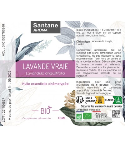 BASILIC TROPICAL Huile essentielle - SANTANE® - PHYTOTHERAPIE - AROMATHERAPIE - PLANTES - SANTE NATURELLE